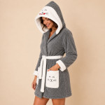 Пухкав домашен халат с коте – Plush Cat, L/XL